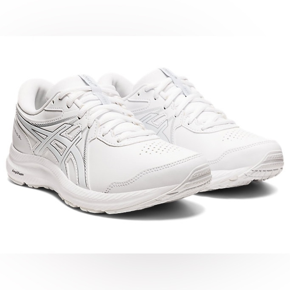 NWT ASICS Gel-Contend Women's White Sneakers Size 8.5